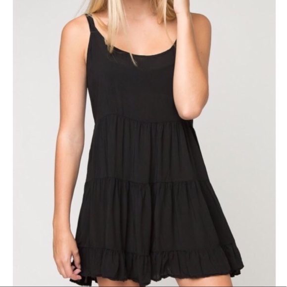 SOLD-Brandy Melville Jada Ruffle Swing Dress - Picture 2 of 8